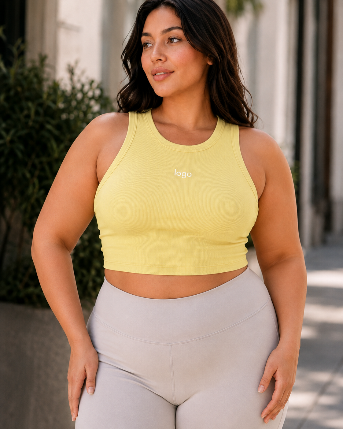 Ribbed Crop Tank