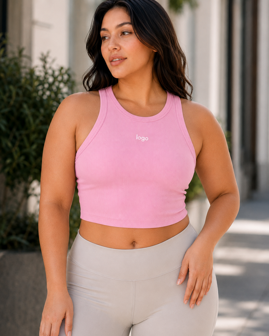 Ribbed Crop Tank