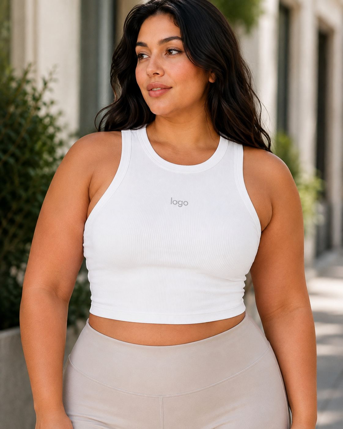 Ribbed Crop Tank