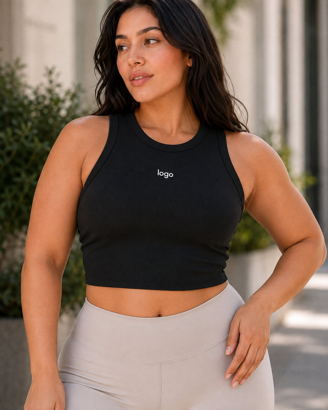 Ribbed Crop Tank