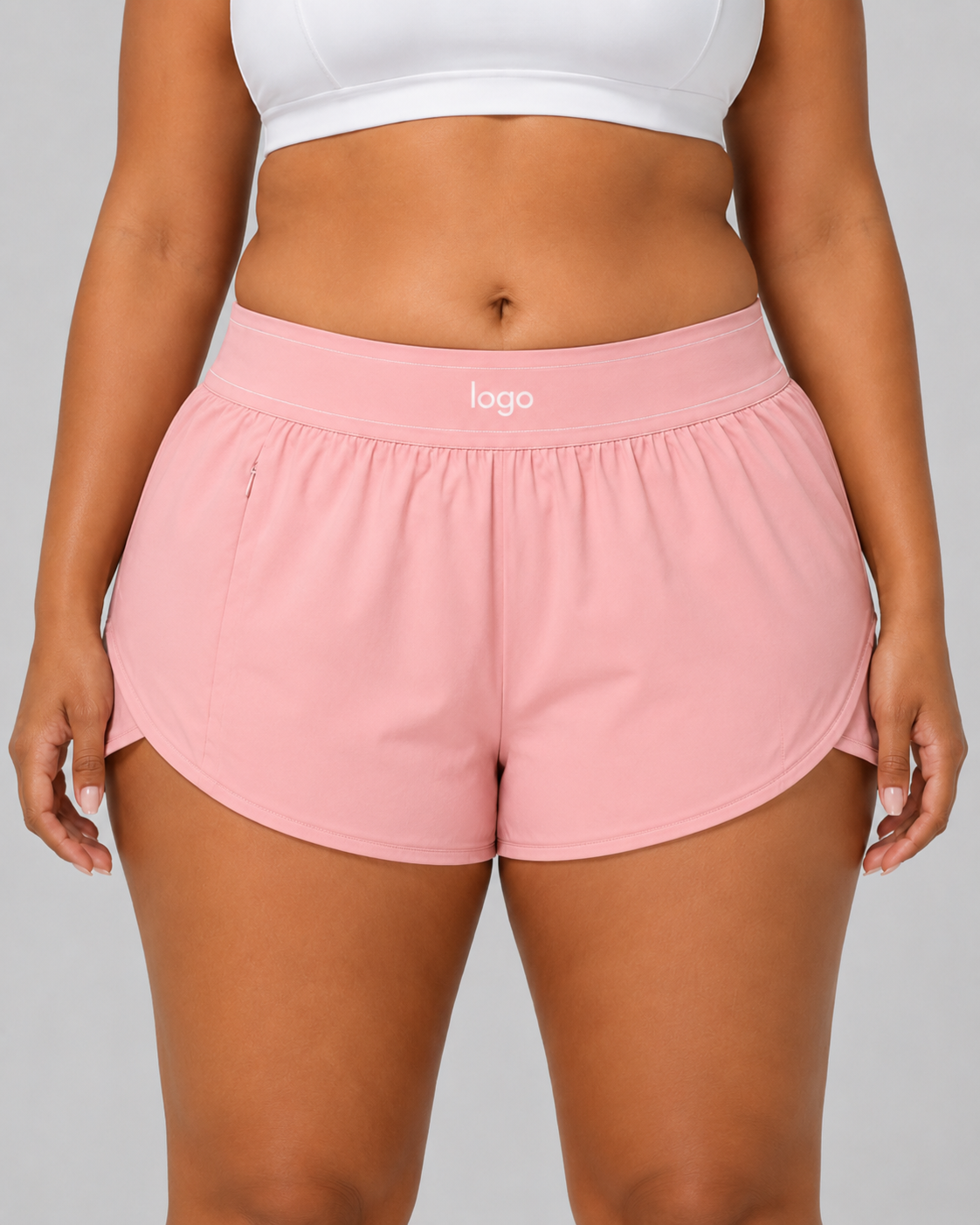 High-Waist Active Shorts