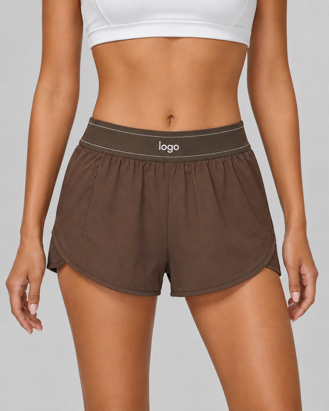 High-Waist Active Shorts