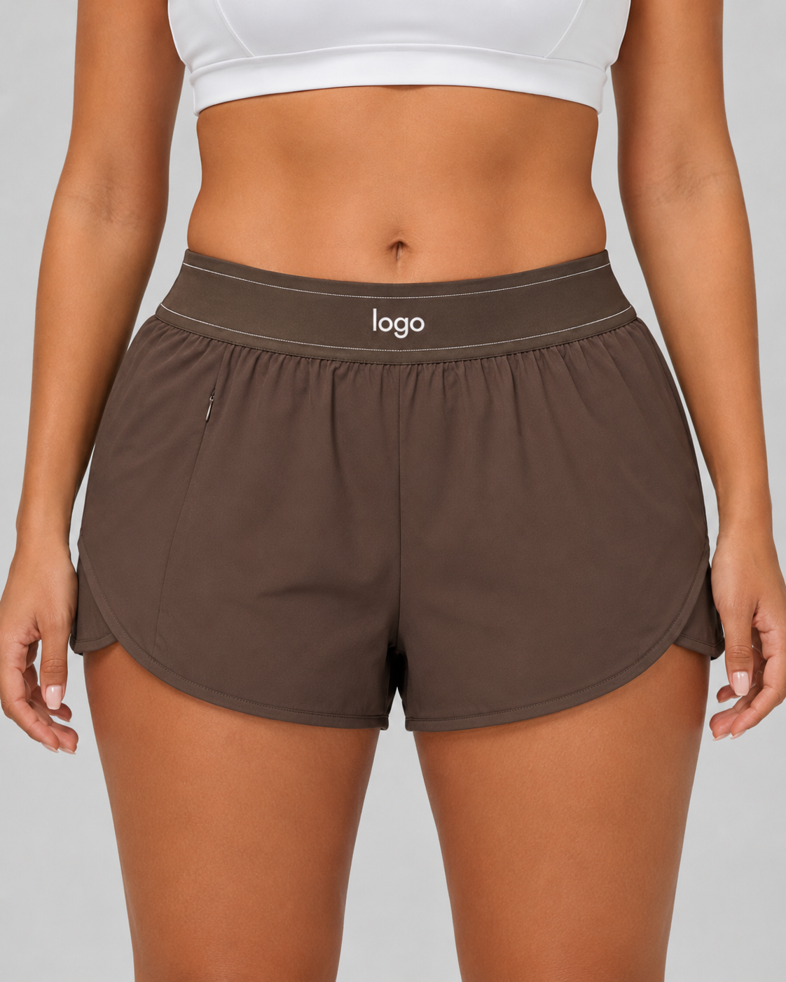 High-Waist Active Shorts