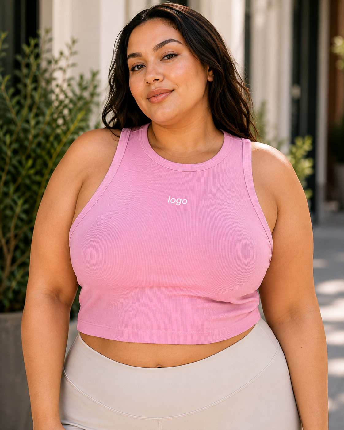 Ribbed Crop Tank