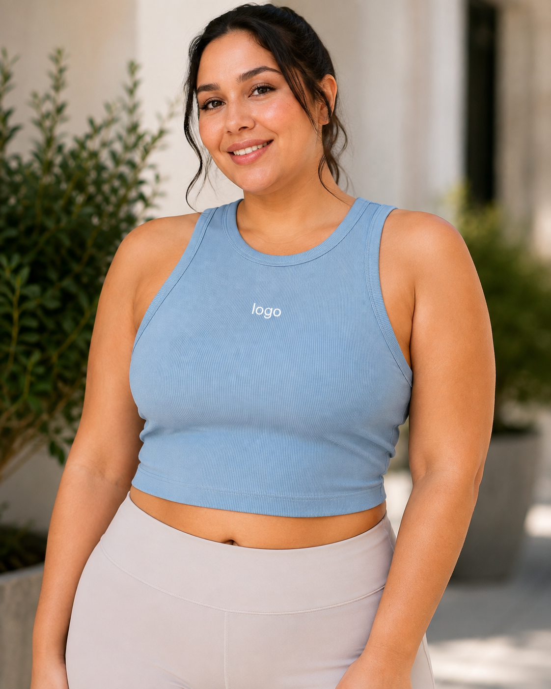 Ribbed Crop Tank