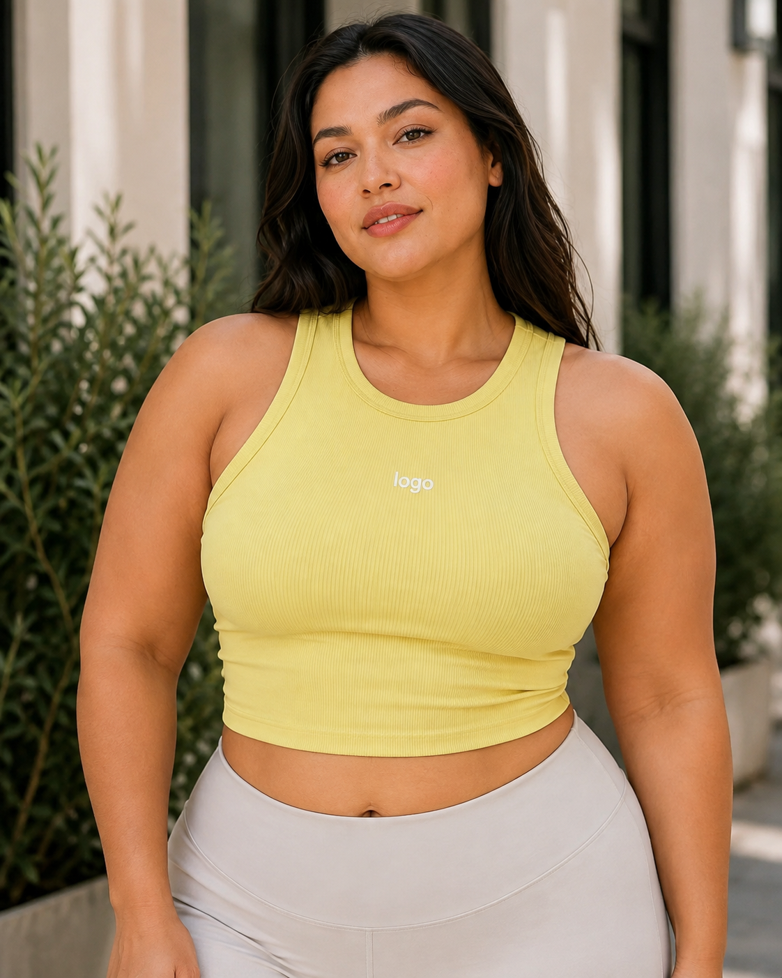 Ribbed Crop Tank